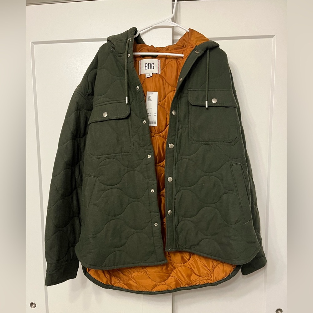 Urban outfitters quilted coat